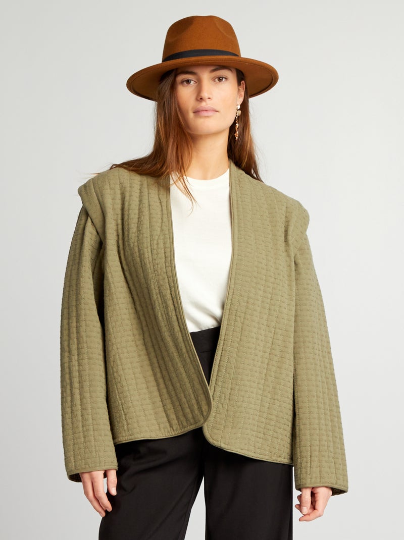Veste matelassée Vert - Kiabi