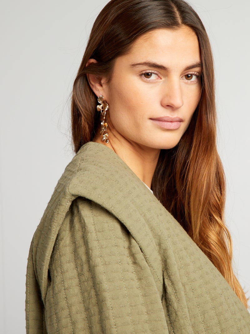 Veste matelassée Vert - Kiabi