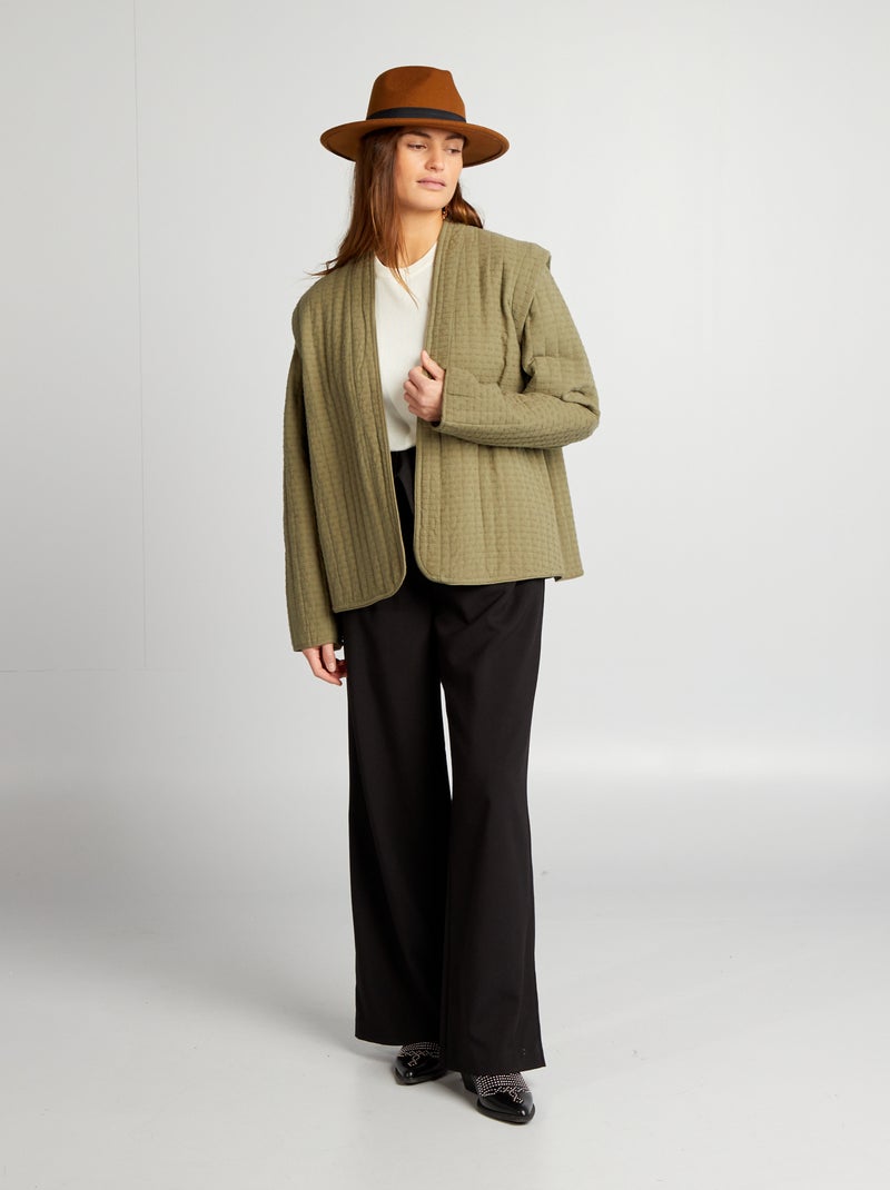 Veste matelassée Vert - Kiabi