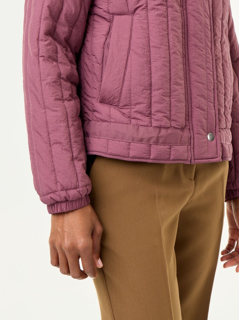 Veste matelassée Violet - Kiabi