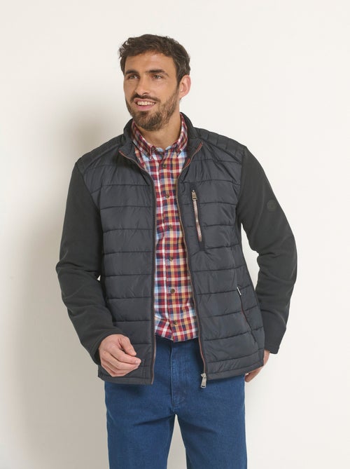Veste matelassée zippée détails polaire - Afibel - Kiabi