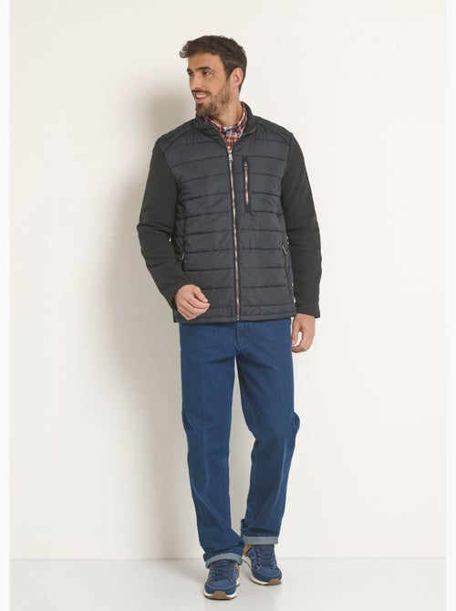 Veste matelassée zippée détails polaire - Afibel - Kiabi