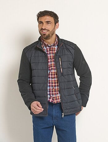 Veste matelassée zippée détails polaire