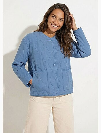 Veste matelassée zippée sans col - afibel
