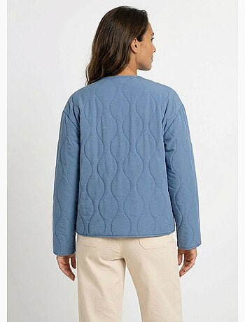 Veste matelassée zippée sans col - afibel