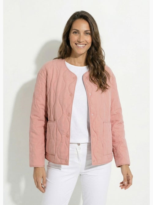 Veste matelassée zippée sans col - afibel - Kiabi Veste matelassée zippée sans col - afibel - Kiabi