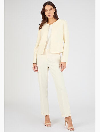 Veste matière reliéfée plissée - Damart