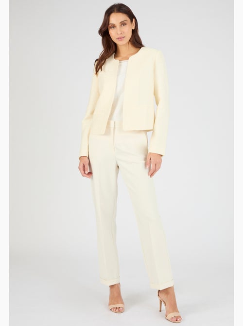 Veste matière reliéfée plissée - Damart - Kiabi