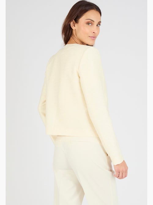 Veste matière reliéfée plissée - Damart - Kiabi