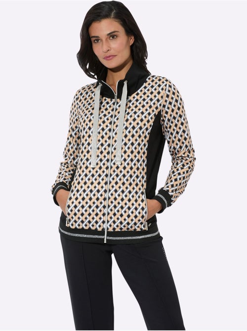 Veste Matière Sweat - Taille Standard - Witt - Kiabi Veste Matière Sweat - Taille Standard - Witt - Kiabi