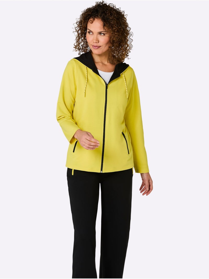 Veste Matière Sweat - Taille Standard - Witt Vert - Kiabi