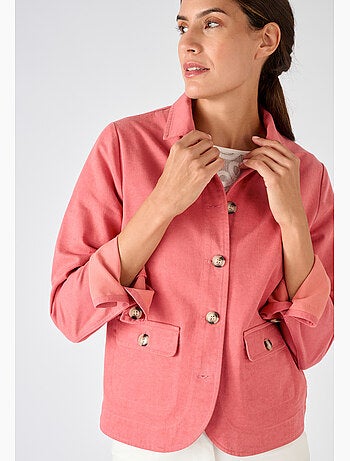 Veste mélange Lyocell Tencel(TM) et coton - Damart