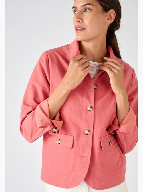 Veste mélange Lyocell Tencel(TM) et coton - Damart - Kiabi