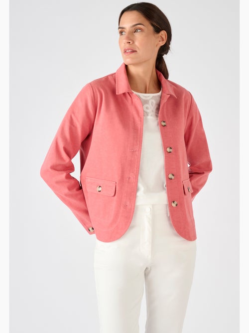 Veste mélange Lyocell Tencel(TM) et coton - Damart - Kiabi