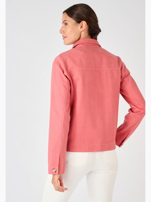 Veste mélange Lyocell Tencel(TM) et coton - Damart - Kiabi