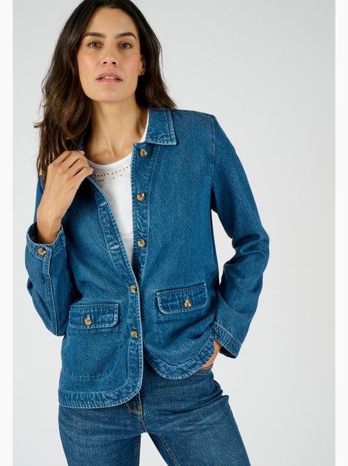 Veste mélange Lyocell Tencel(TM) et viscose - Damart - Kiabi