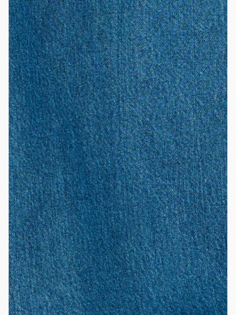 Veste mélange lyocell tencel(tm) et viscose - damart Bleu denim - Kiabi