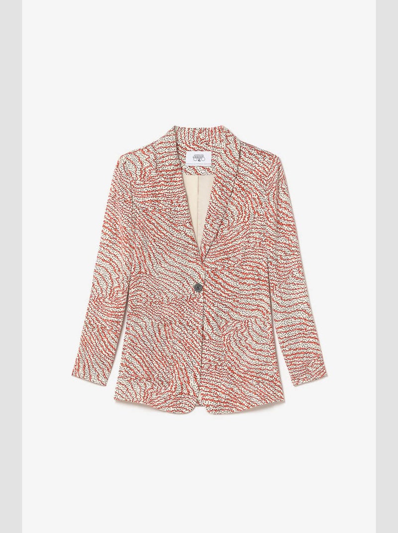 Veste MENA 'Le Temps Des Cerises' Orange - Kiabi
