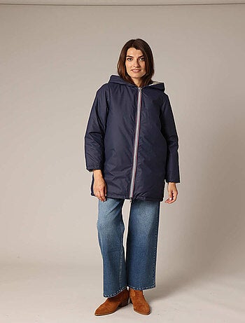 Veste mi-longue réversible 'Deeluxe'