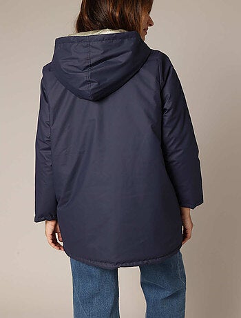 Veste mi-longue réversible 'Deeluxe'