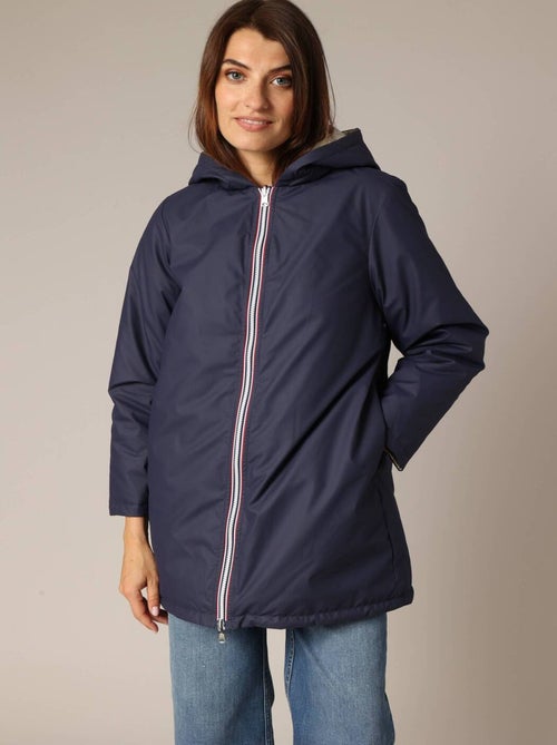 Veste mi-longue réversible 'Deeluxe' - Kiabi