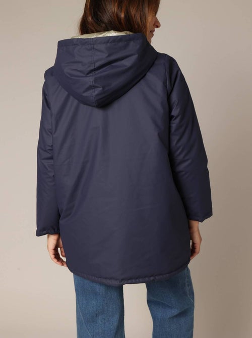 Veste mi-longue réversible 'Deeluxe' - Kiabi