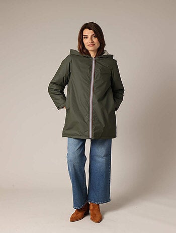 Veste mi-longue réversible 'Deeluxe'