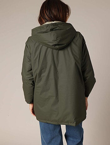 Veste mi-longue réversible 'Deeluxe'