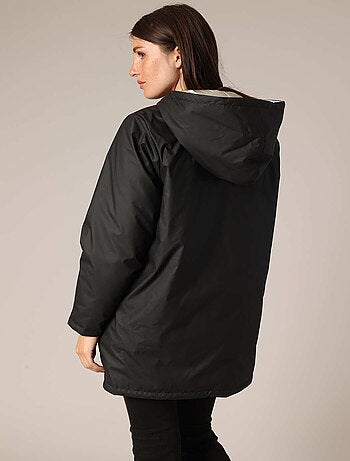 Veste mi-longue réversible 'Deeluxe'