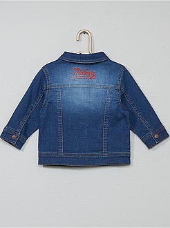 Veste 'Mickey' en denim - Kiabi