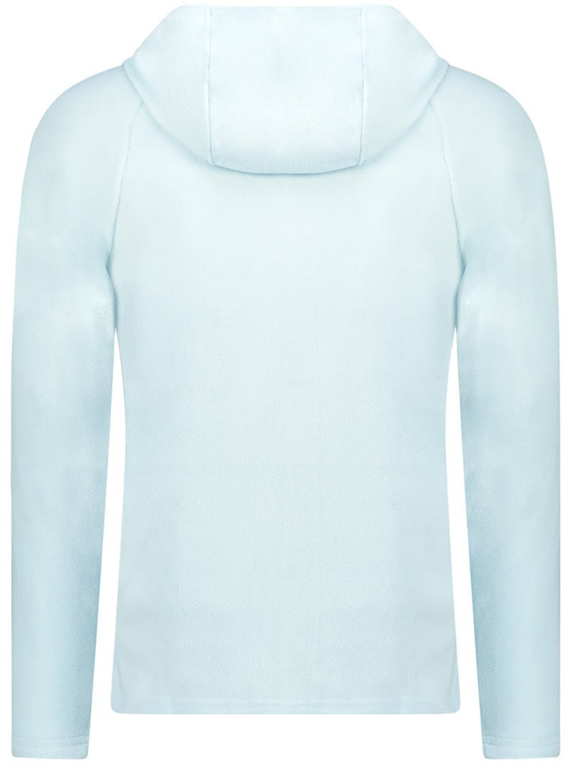 Veste micro-polaire à capuche tugoodeak – canadian peak Bleu ciel - Kiabi