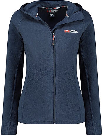 Veste micro-polaire à capuche tugoodeak – canadian peak