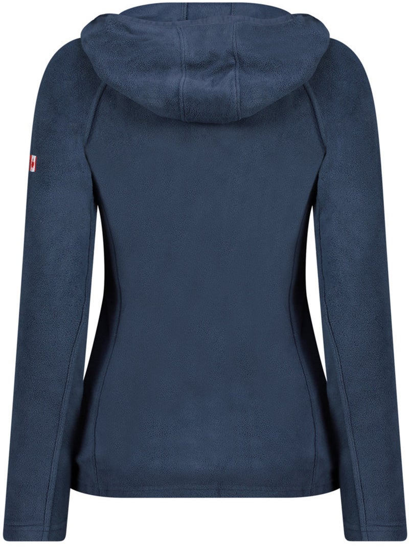 Veste micro-polaire à capuche tugoodeak – canadian peak Bleu marine - Kiabi