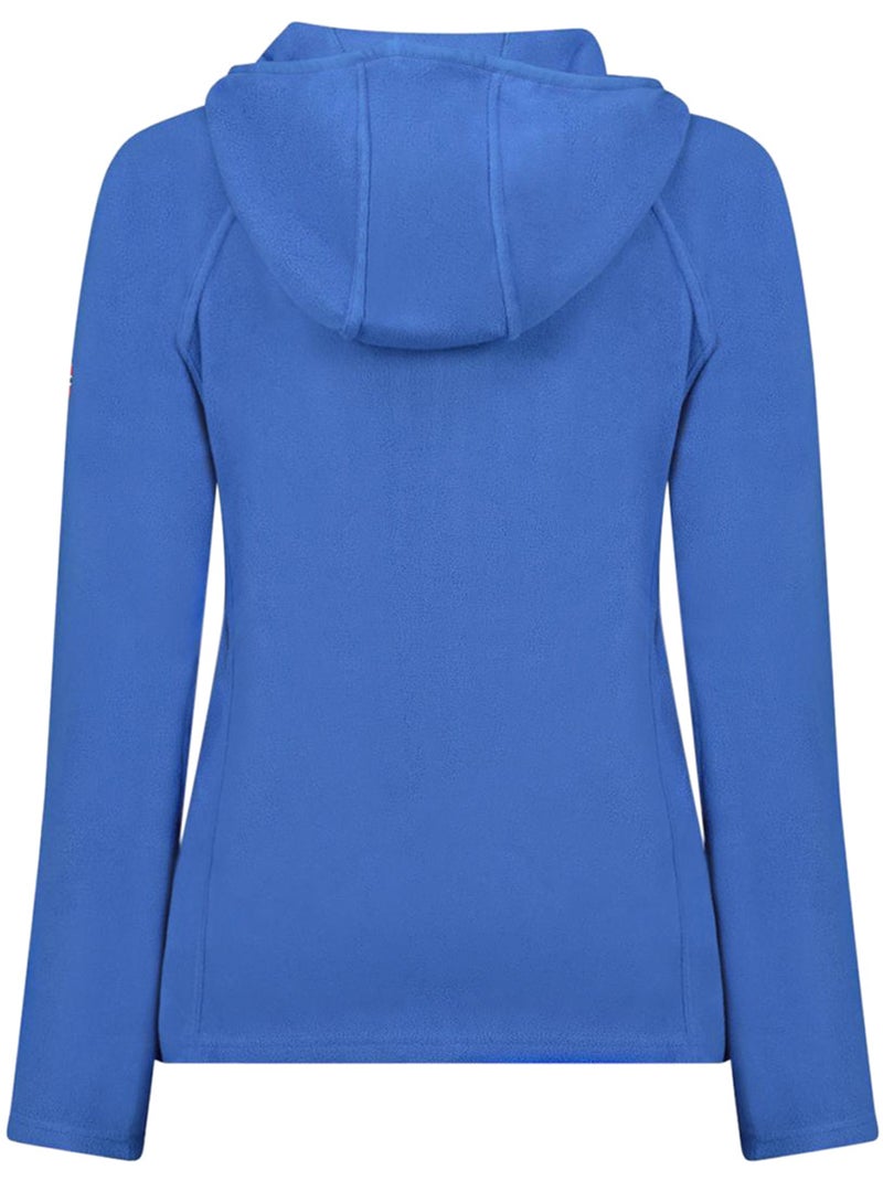 Veste micro-polaire à capuche tugoodeak – canadian peak Bleu roi - Kiabi