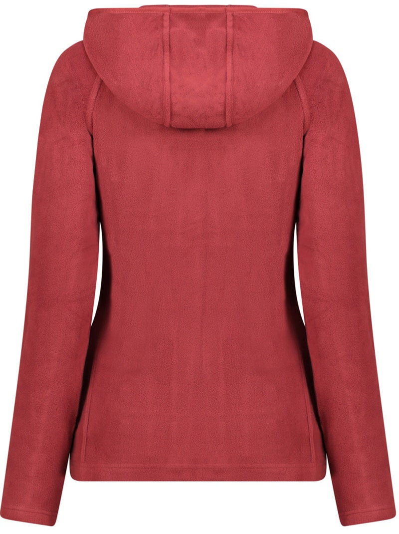 Veste micro-polaire à capuche tugoodeak – canadian peak Bordeaux - Kiabi