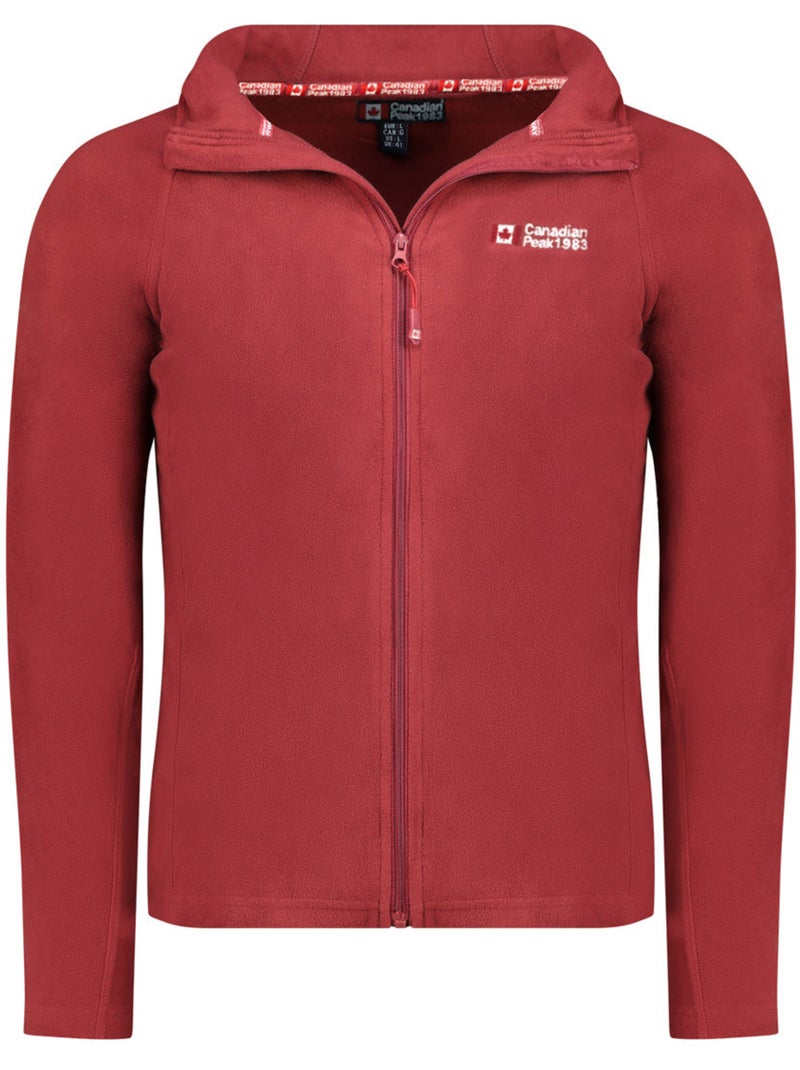 Veste micro-polaire à capuche tugoodeak – canadian peak Bordeaux - Kiabi