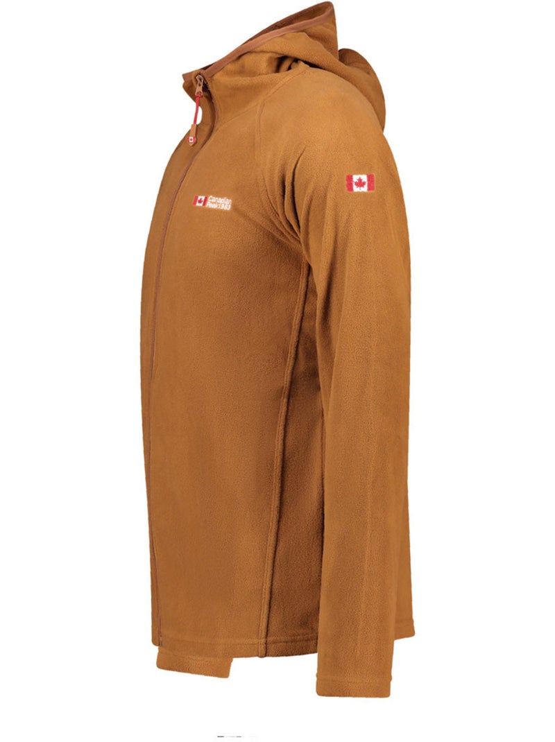 Veste micro-polaire à capuche tugoodeak – canadian peak Camel - Kiabi