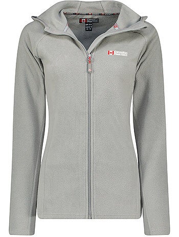 Veste micro-polaire à capuche tugoodeak – canadian peak