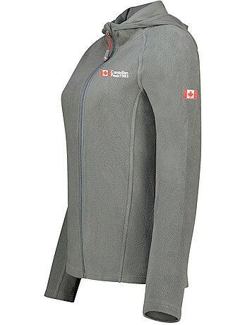Veste micro-polaire à capuche tugoodeak – canadian peak
