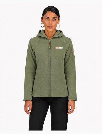 Veste micro-polaire à capuche tugoodeak – canadian peak