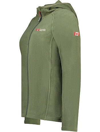 Veste micro-polaire à capuche tugoodeak – canadian peak