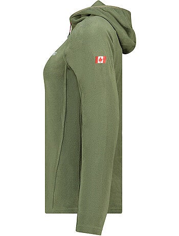 Veste micro-polaire à capuche tugoodeak – canadian peak