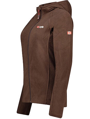 Veste micro-polaire à capuche tugoodeak – canadian peak