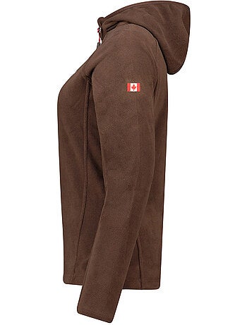Veste micro-polaire à capuche tugoodeak – canadian peak