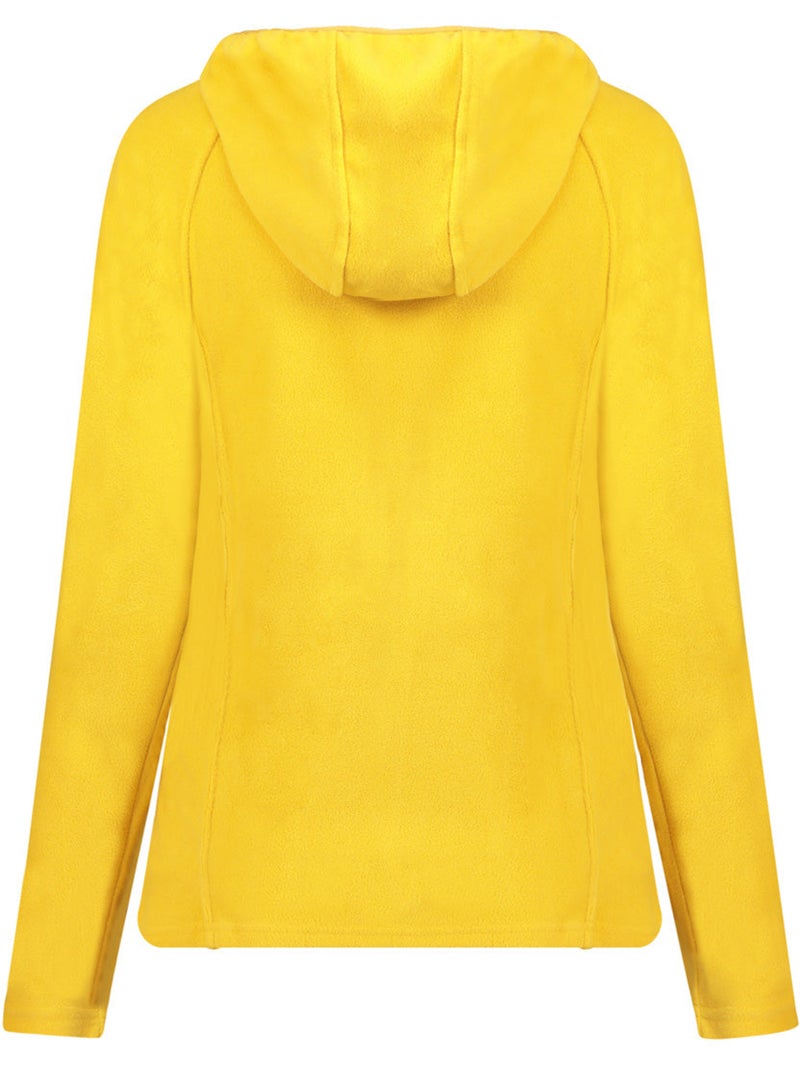 Veste micro-polaire à capuche tugoodeak – canadian peak Moutarde - Kiabi