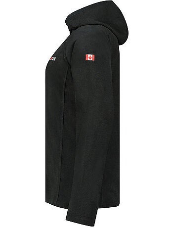 Veste micro-polaire à capuche tugoodeak – canadian peak
