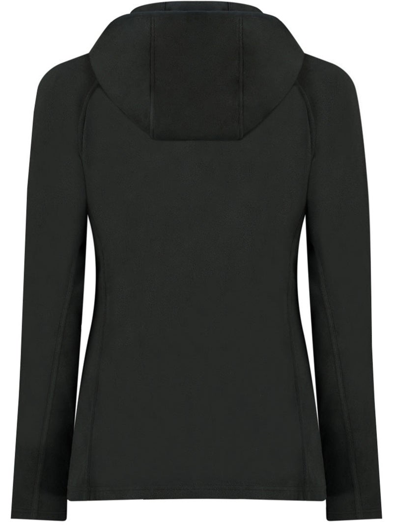 Veste micro-polaire à capuche tugoodeak – canadian peak Noir - Kiabi