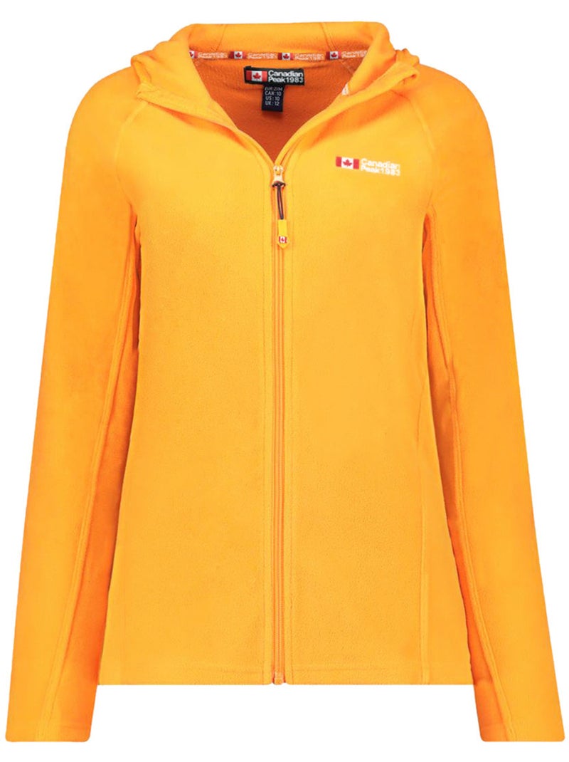 Veste micro-polaire à capuche tugoodeak – canadian peak Orange - Kiabi