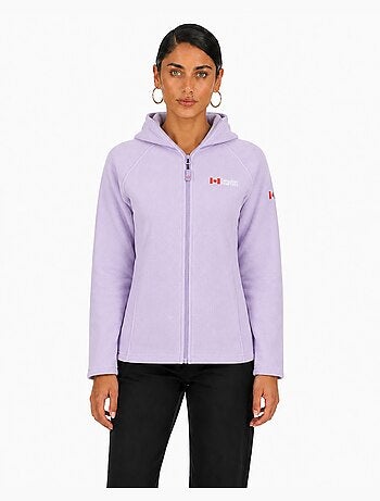 Veste micro-polaire à capuche tugoodeak – canadian peak