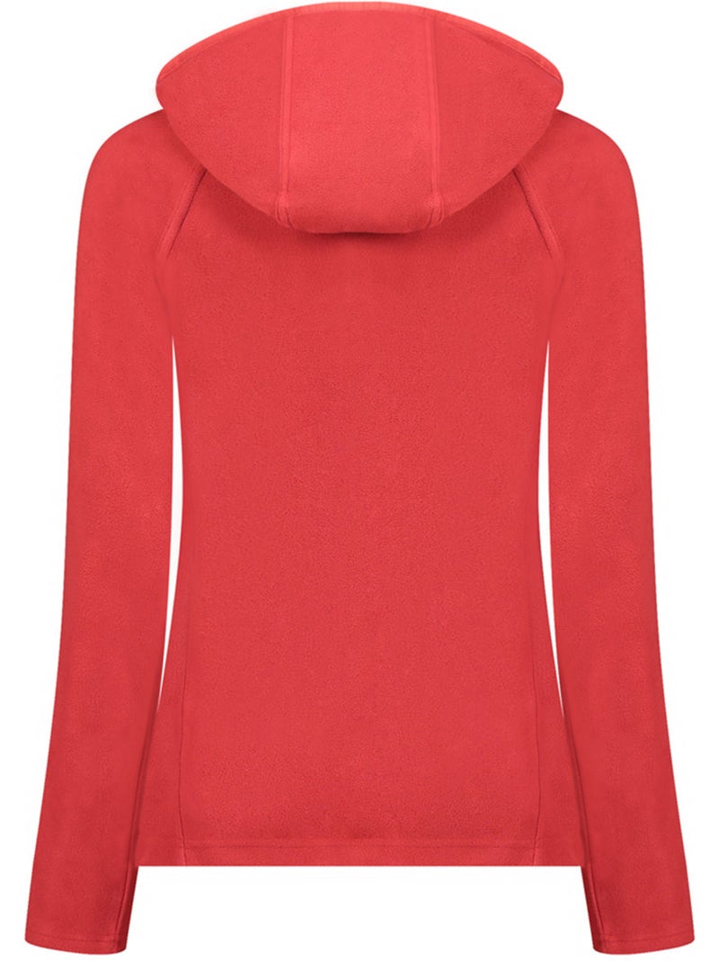 Veste micro-polaire à capuche tugoodeak – canadian peak Rouge - Kiabi
